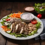 Plato Kebab Ensalada